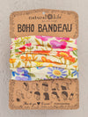 Natural Life Women's Boho Bandeau Rainbow Floral Boho Bandeau