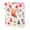 Nostalgic Christmas Print Gift Bag 23cm