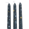 Set of 3 Starry Night Taper Candles