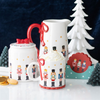Nutcracker Print Mug with Bow