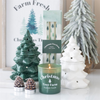 Green Fir Tree Oil Burner and Wax Warmer