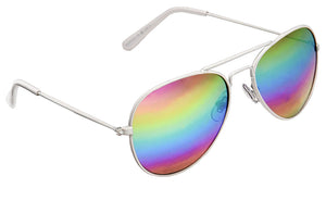 Kid's Aurora Rainbow EyeLevel Sunglasses, Pink or Grey Frame