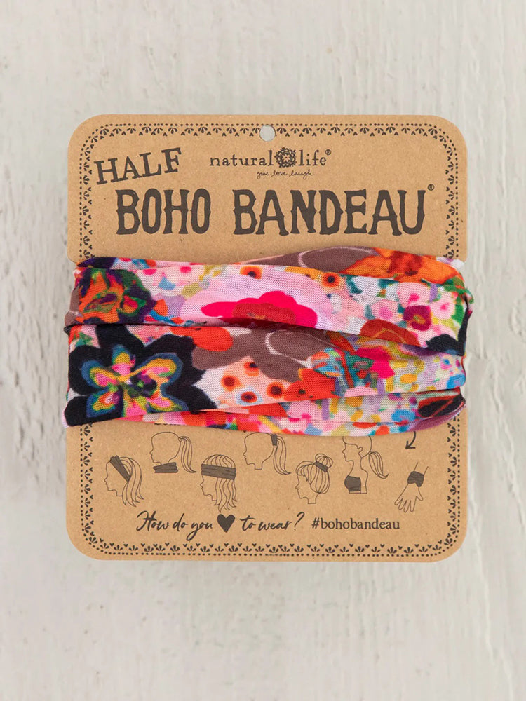 Natural Life Women's Half Boho Bandeau Headband - Meadow Light Pink