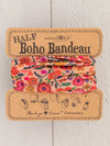Natural Life Women's Half Boho Bandeau Headband - Blush Floral