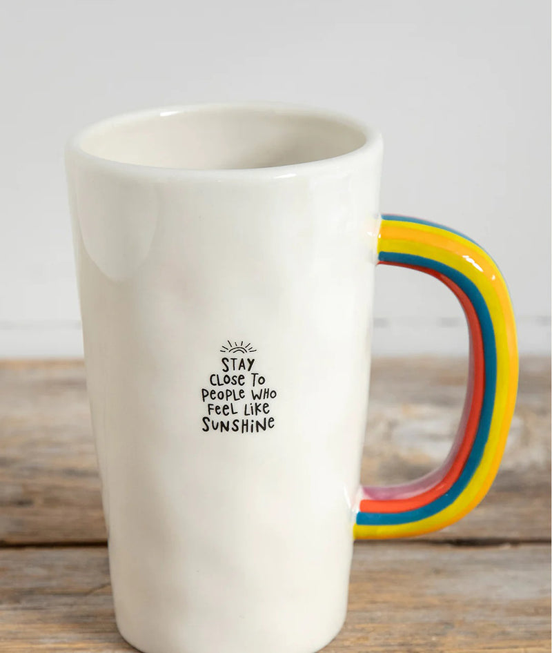 Natural Life Rainbow Latte Mug - Stay Close