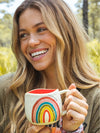 Natural Life Artisan Rainbow Coffee Mug - Cup of Gratitude