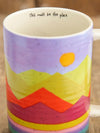 Natural Life Rainbow Latte Mug - Mountain Range
