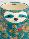Natural Life Folk Art Coffee Mug - Sylvia The Sloth