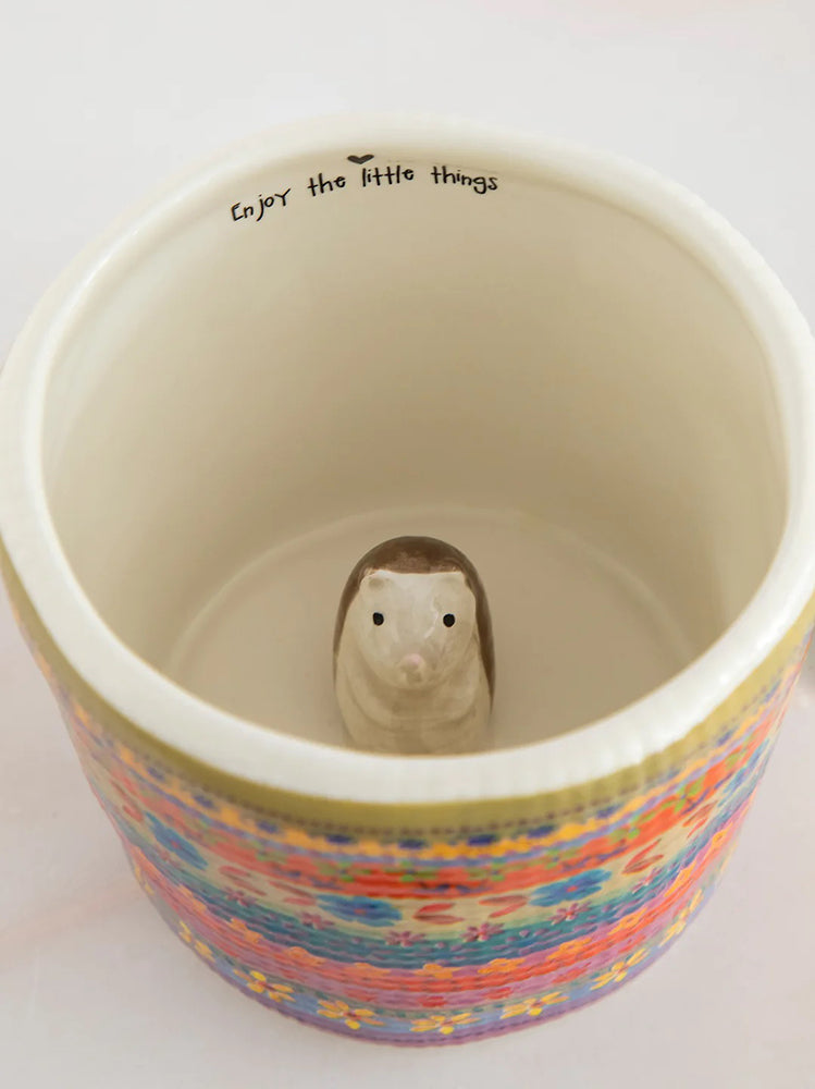 Natural Life Peek-A-Boo Coffee Mug - Hedgehog