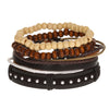 Unisex Festival & Surf Stacker Bracelet / Wristband Set. Adjustable. (WBST4)