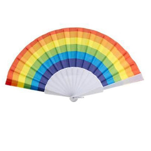 Rainbow Pride Hand Fan