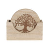 Set of 4 Tree of Life Engraved Coasters