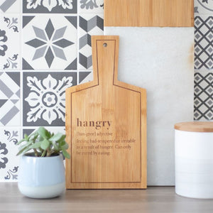 Hangry Bamboo Serving Board