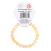 Solar Plexus Chakra Yellow Jade Gemstone Bracelet