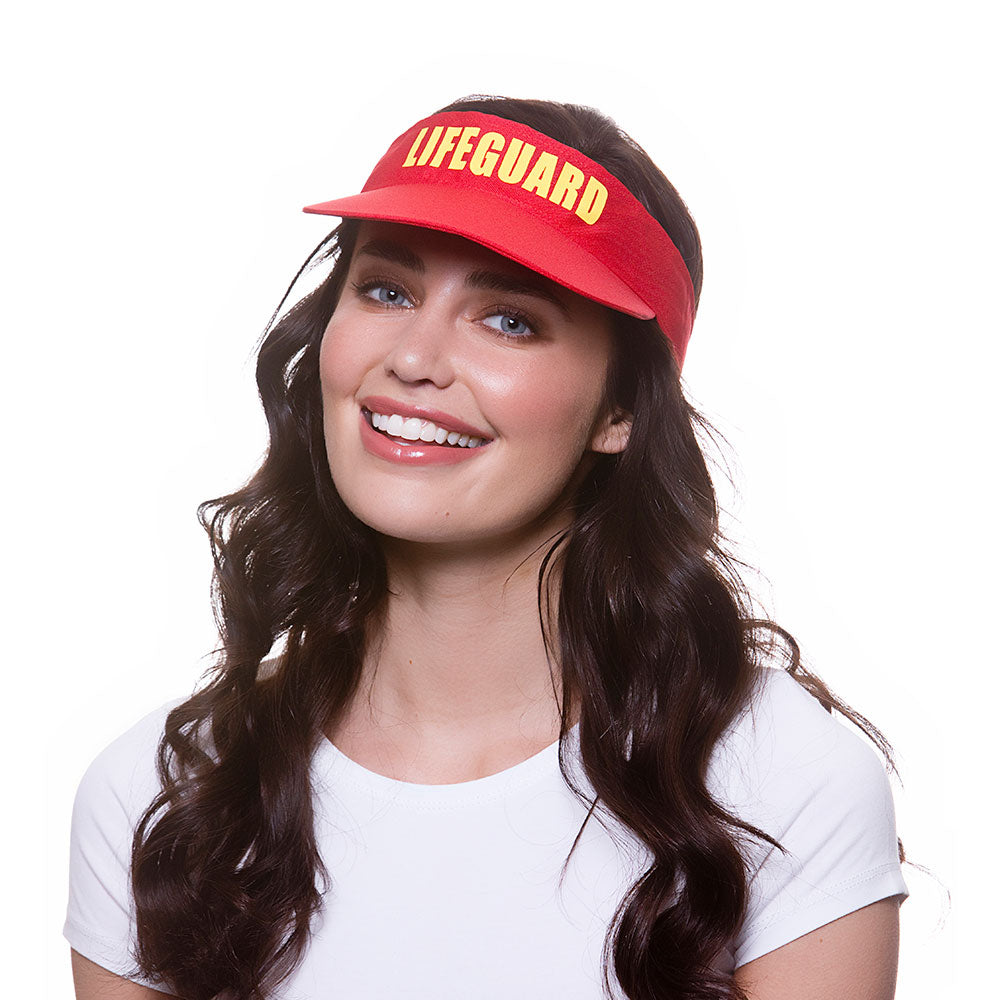 Lifeguard Baywatch Style Visor, Beach Parties, Pool Parties