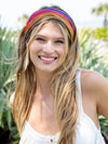 Natural Life Women's Boho Bandeau Rainbow Borders Boho Bandeau