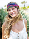 Natural Life Women's Boho Bandeau Rainbow Borders Boho Bandeau