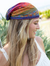 Natural Life Women's Boho Bandeau Rainbow Borders Boho Bandeau