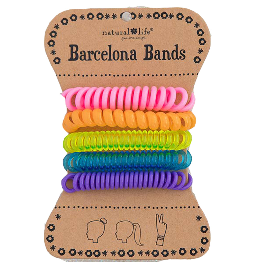 Natural Life Women's Boho Barcelona Neon Rainbow Hair Bands