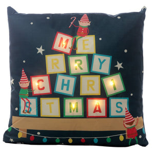 Christmas Elf LED Decretive Cushion