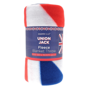 Union Jack Fleece Picnic Blanket / Rug 150cm X 120cm