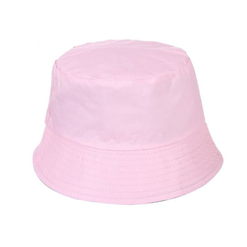 Baby Pink Cotton Bucket Sun Hat