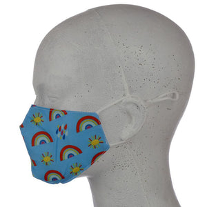 Rainbow Reusable Face Mask / Covering - Small