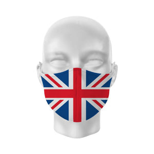 Great Britain Union Jack Flag Reusable Face Mask / Covering - Large
