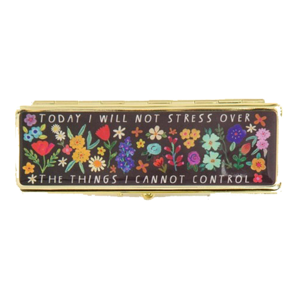 Natural Life Floral Daily Pill Box