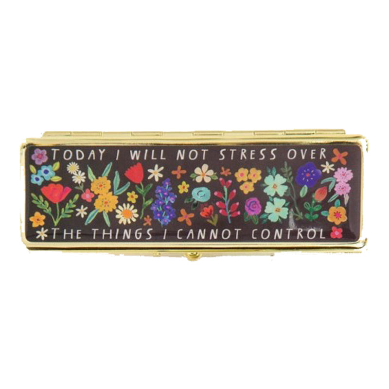 Natural Life Floral Daily Pill Box