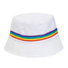 Cotton Unisex Rainbow Pride Sun Bucket Hat