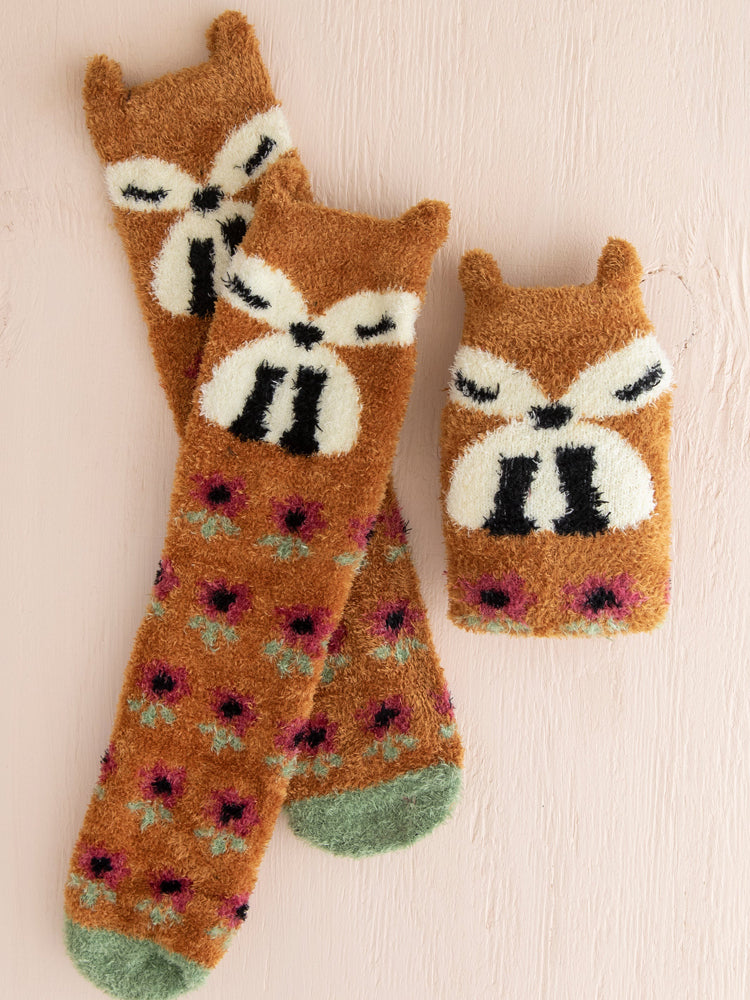 Natural Life Cozy Socks - Fox