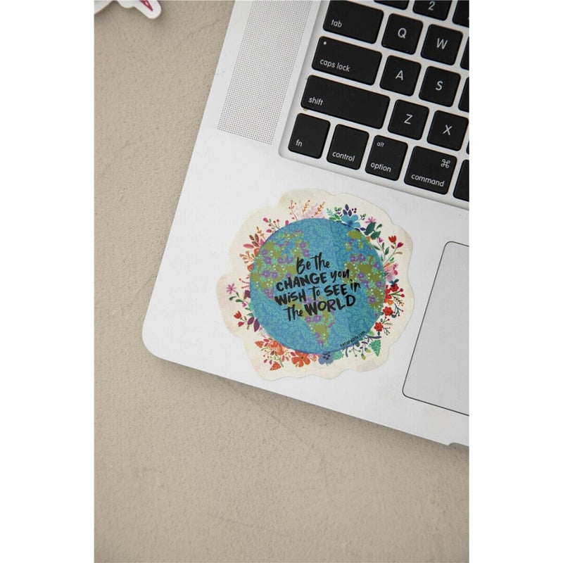 Natural Life Be the Change Vinyl Sticker