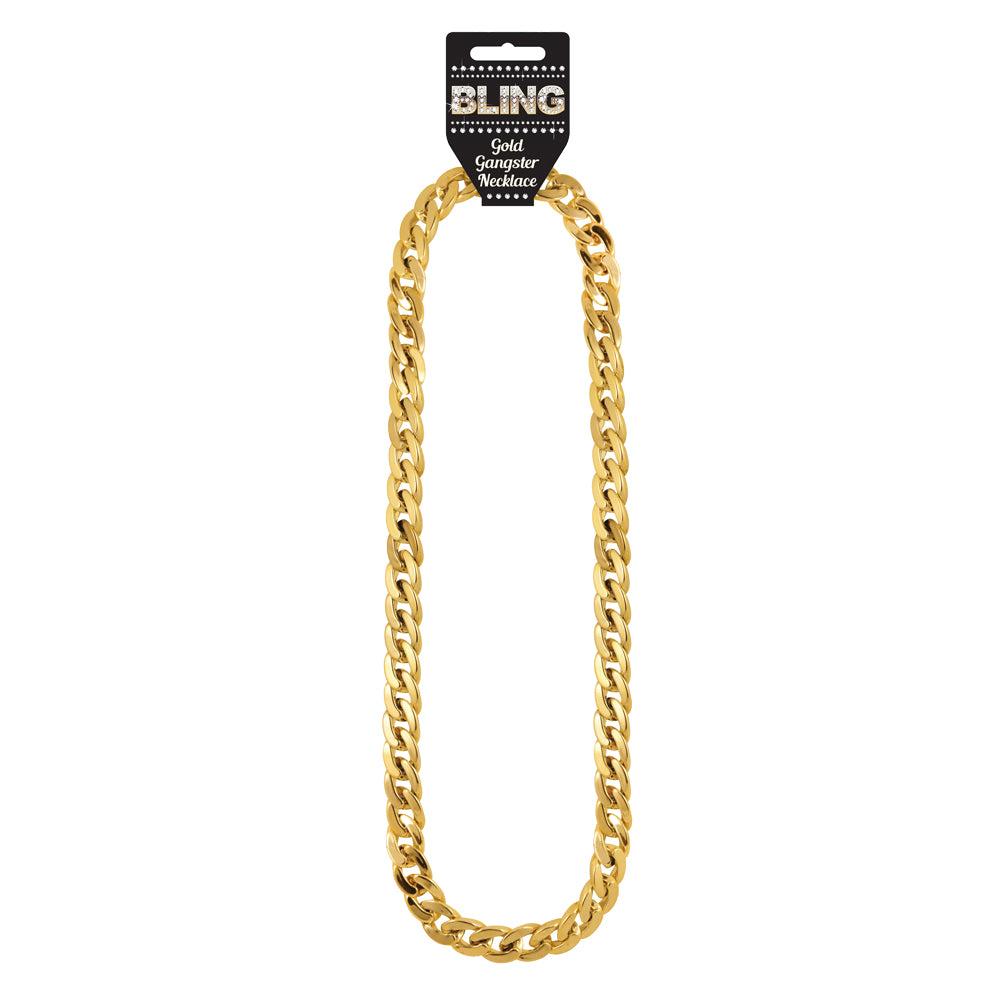 Bling Gold Gangster Chain Necklace