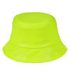 Festival Neon PU Bucket Sun Hat