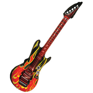 Inflatable Blow Up Flame Guitar