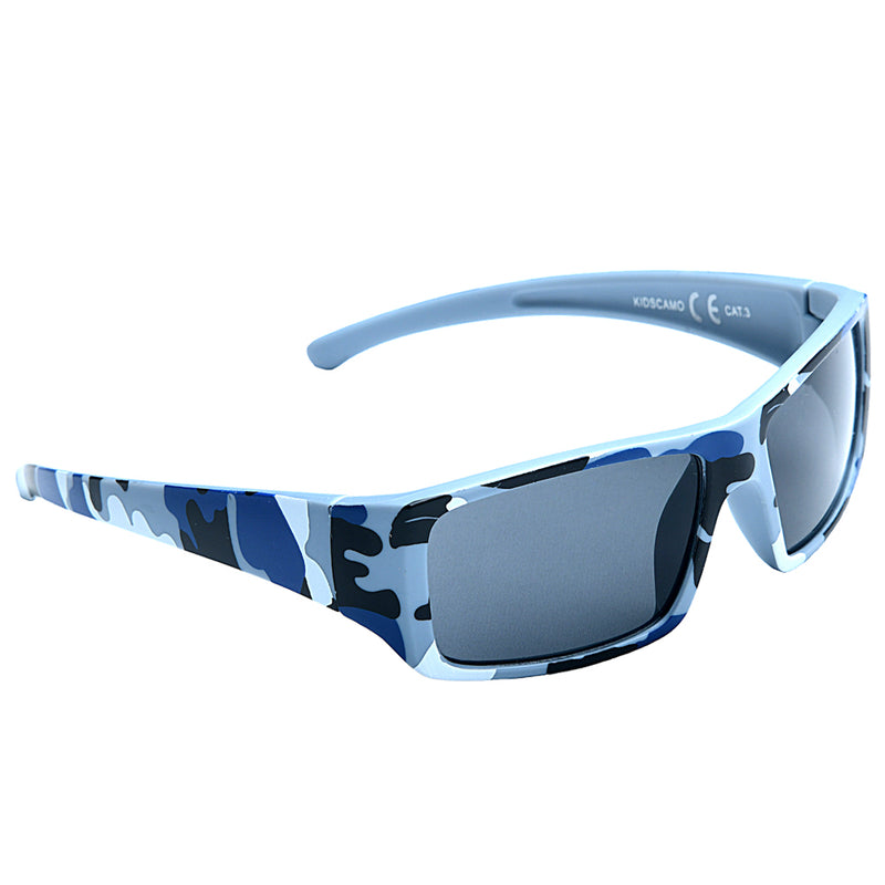Festival Outlet: EyeLevel Kid's Camo  Sunglasses -  Blue