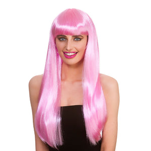 Long Fantasy Pink Wig