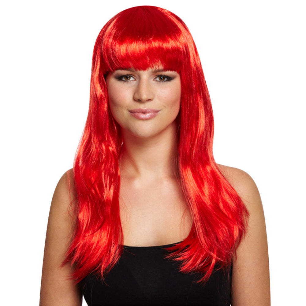 80s Neon long Wig For Festivals various colours