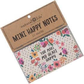 Natural Life Mini Happy Notes You Make