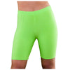 80's Neon Cycling Shorts, Neon Pink, Orange, Yellow, Black and Green