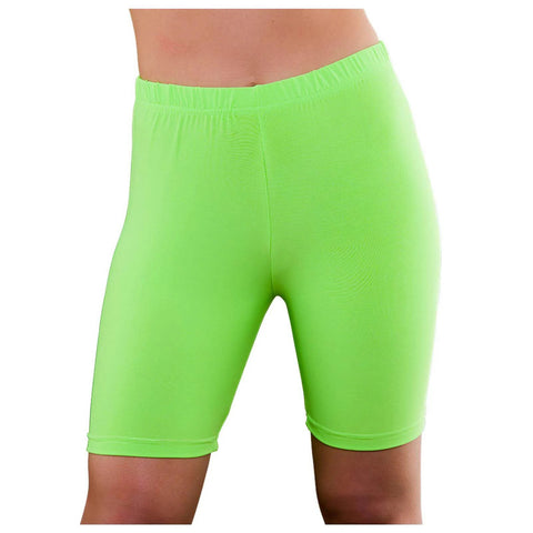 Plus Size Neon Green Fishnet Biker Shorts Mesh Shorts Biker Shorts
