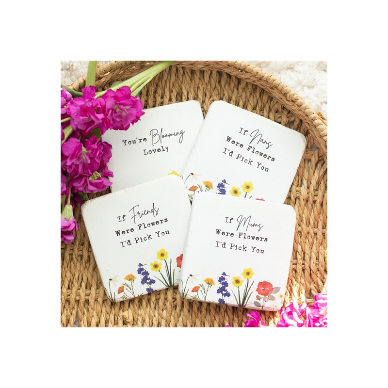 Set of 24 Wildflower Coasters